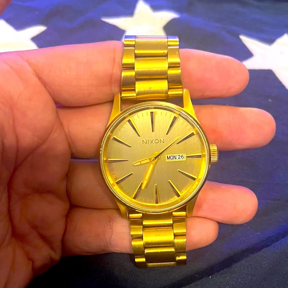 Nixon Sentry Stainless Steel Watch
